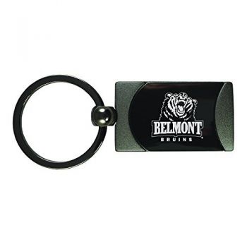 Heavy Duty Gunmetal Keychain - Belmont Bruins
