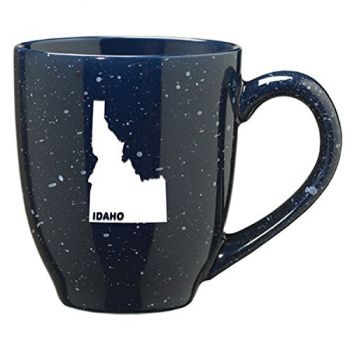 16 oz Ceramic Coffee Mug with Handle - Idaho State Outline - Idaho State Outline
