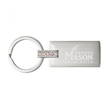 Jeweled Keychain Fob - George Mason Patriots