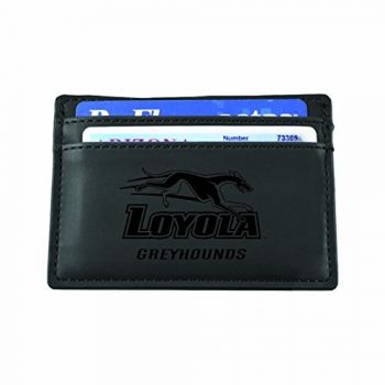 Slim Wallet with Money Clip - Loyola Maryland Greyhounds