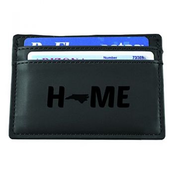 Slim Wallet with Money Clip - North Carolina Home Themed - North Carolina Home Themed
