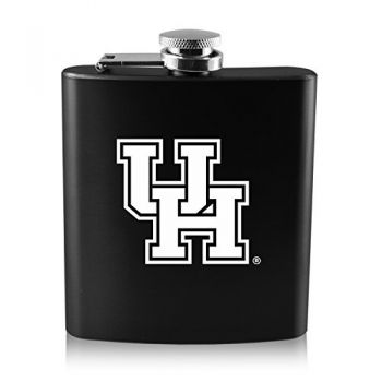6 oz Stainless Steel Hip Flask - University of Houston
