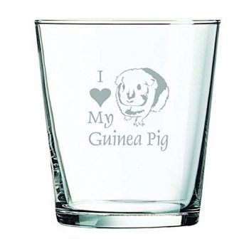 13 oz Cocktail Glass  - I Love My Guinea Pig