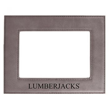 4 x 6 Velour Leather Picture Frame - Stephen F Austin Lumberjacks