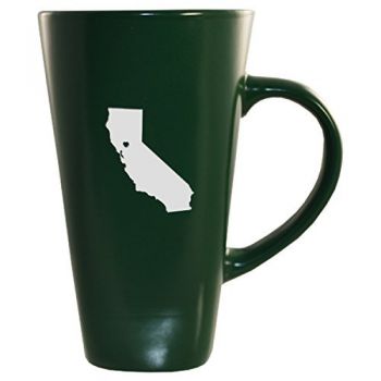 16 oz Square Ceramic Coffee Mug - I Heart California - I Heart California