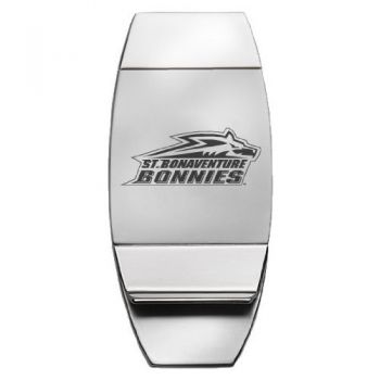 Stainless Steel Money Clip - St. Bonaventure Bonnies