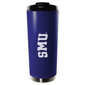 16 oz Vacuum Insulated Tumbler with Lid - SMU Mustangs