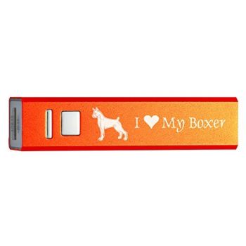 Quick Charge Portable Power Bank 2600 mAh  - I Love My Boxer
