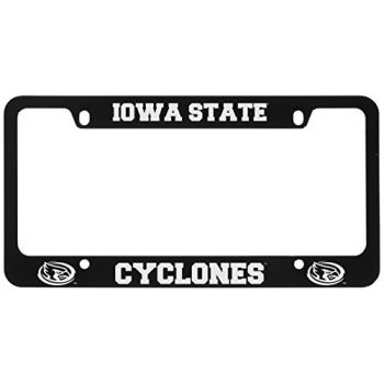 Stainless Steel License Plate Frame - Iowa State Cyclones