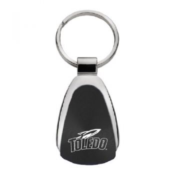 Teardrop Shaped Keychain Fob - Toledo Rockets