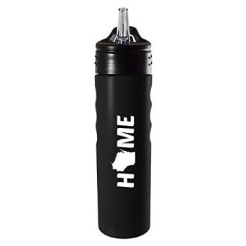 24 oz Stainless Steel Sports Water Bottle - Wisconsin Home Themed - Wisconsin Home Themed