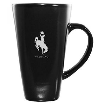16 oz Square Ceramic Coffee Mug - Wyoming Cowboys