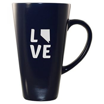 16 oz Square Ceramic Coffee Mug - Nevada Love - Nevada Love
