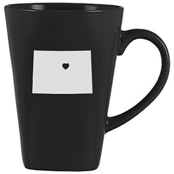 14 oz Square Ceramic Coffee Mug - I Heart Colorado - I Heart Colorado