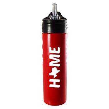 24 oz Stainless Steel Sports Water Bottle - Texas Home Themed - Texas Home Themed