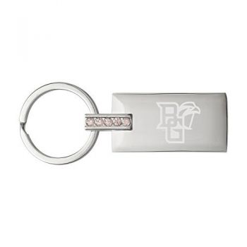 Jeweled Keychain Fob - Bowling Green State Falcons