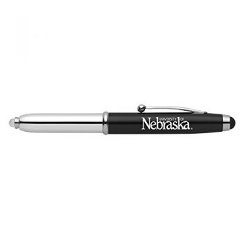 3 in 1 Combo Ballpoint Pen, LED Flashlight & Stylus - Nebraska Cornhuskers