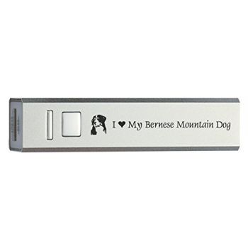 Quick Charge Portable Power Bank 2600 mAh  - I Love My Bernese Mountain Dog