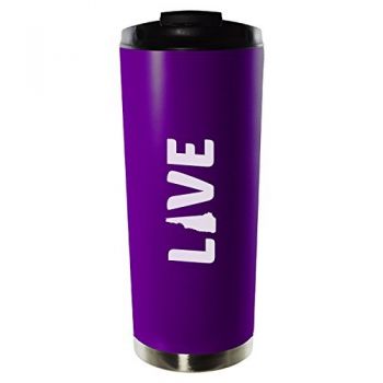 16 oz Vacuum Insulated Tumbler with Lid - New Hampshire Love - New Hampshire Love