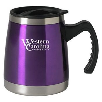16 oz Stainless Steel Coffee Tumbler - Western Carolina Catamounts