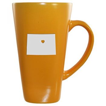 16 oz Square Ceramic Coffee Mug - I Heart Colorado - I Heart Colorado
