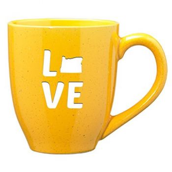 16 oz Ceramic Coffee Mug with Handle - Oregon Love - Oregon Love