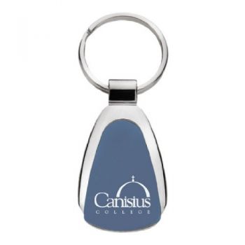 Teardrop Shaped Keychain Fob - Canisius Golden Griffins
