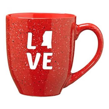 16 oz Ceramic Coffee Mug with Handle - Mississippi Love - Mississippi Love