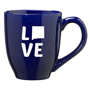 16 oz Ceramic Coffee Mug with Handle - New Mexico Love - New Mexico Love