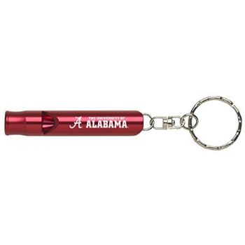 Emergency Whistle Keychain - Alabama Crimson Tide