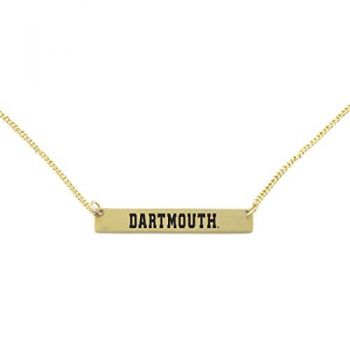 Brass Bar Bracelet - Dartmouth Moose