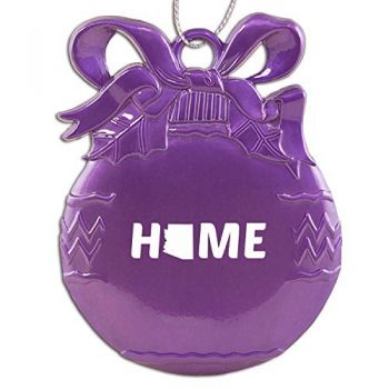 Pewter Christmas Bulb Ornament - Arizona Home Themed - Arizona Home Themed