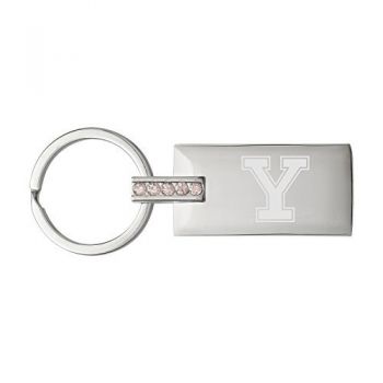 Jeweled Keychain Fob - Yale Bulldogs