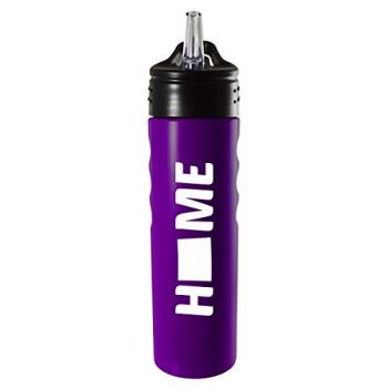 24 oz Stainless Steel Sports Water Bottle - Wyoming Home Themed - Wyoming Home Themed
