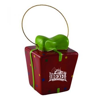 Ceramic Gift Box Shaped Holiday - Drexel Dragons