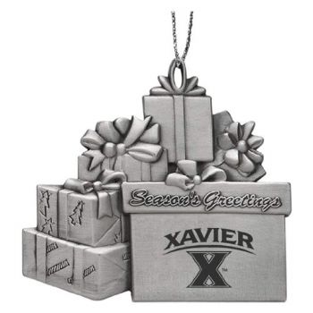 Pewter Gift Display Christmas Tree Ornament - Xavier Musketeers