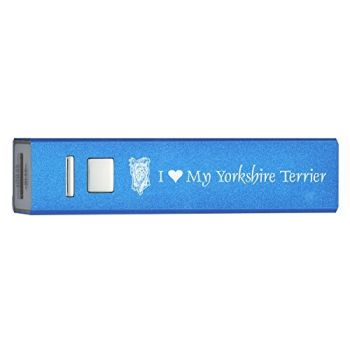 Quick Charge Portable Power Bank 2600 mAh  - I Love My Yorkie