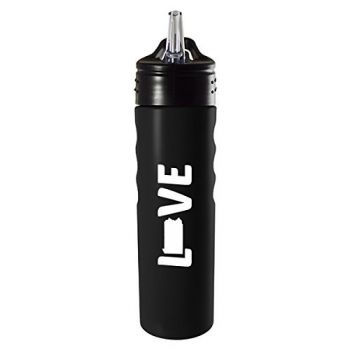 24 oz Stainless Steel Sports Water Bottle - Pennsylvania Love - Pennsylvania Love