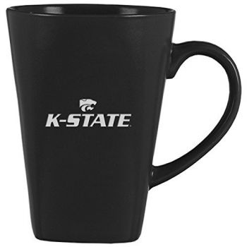 14 oz Square Ceramic Coffee Mug - Kansas State Wildcats