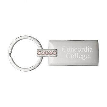 Jeweled Keychain Fob - Concordia Chicago Cougars