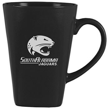 14 oz Square Ceramic Coffee Mug - South Alabama Jaguars