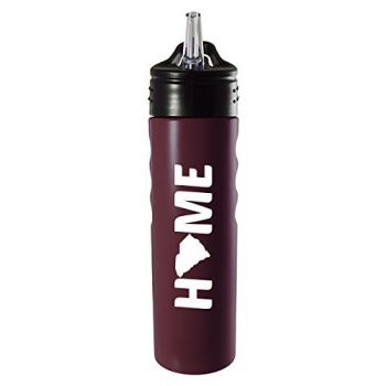 24 oz Stainless Steel Sports Water Bottle - South Carolina Home Themed - South Carolina Home Themed