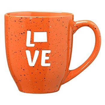 16 oz Ceramic Coffee Mug with Handle - Wyoming Love - Wyoming Love