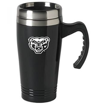 16 oz Stainless Steel Coffee Mug with handle - Oakland Grizzlies