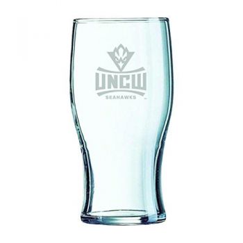 19.5 oz Irish Pint Glass - UNC Wilmington Seahawks