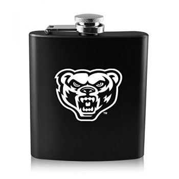 6 oz Stainless Steel Hip Flask - Oakland Grizzlies