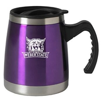 16 oz Stainless Steel Coffee Tumbler - Weber State Wildcats