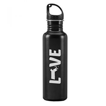 24 oz Reusable Water Bottle - Massachusetts Love - Massachusetts Love