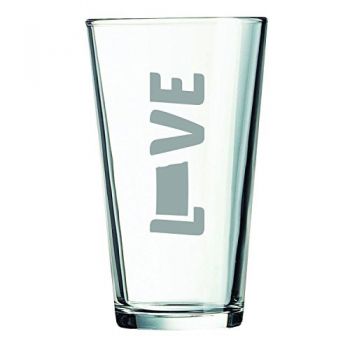 16 oz Pint Glass  - North Dakota Love - North Dakota Love