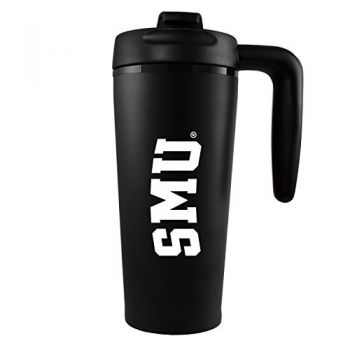 16 oz Insulated Tumbler with Handle - SMU Mustangs